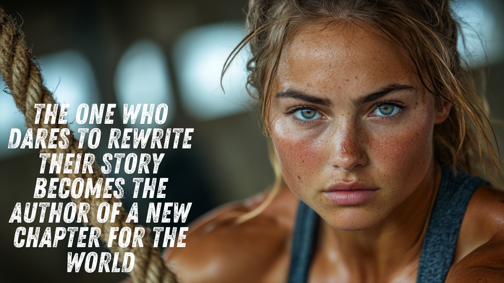 Girl with quote